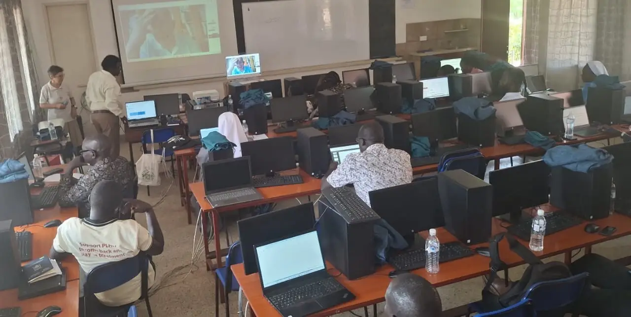 Students in the computer lab